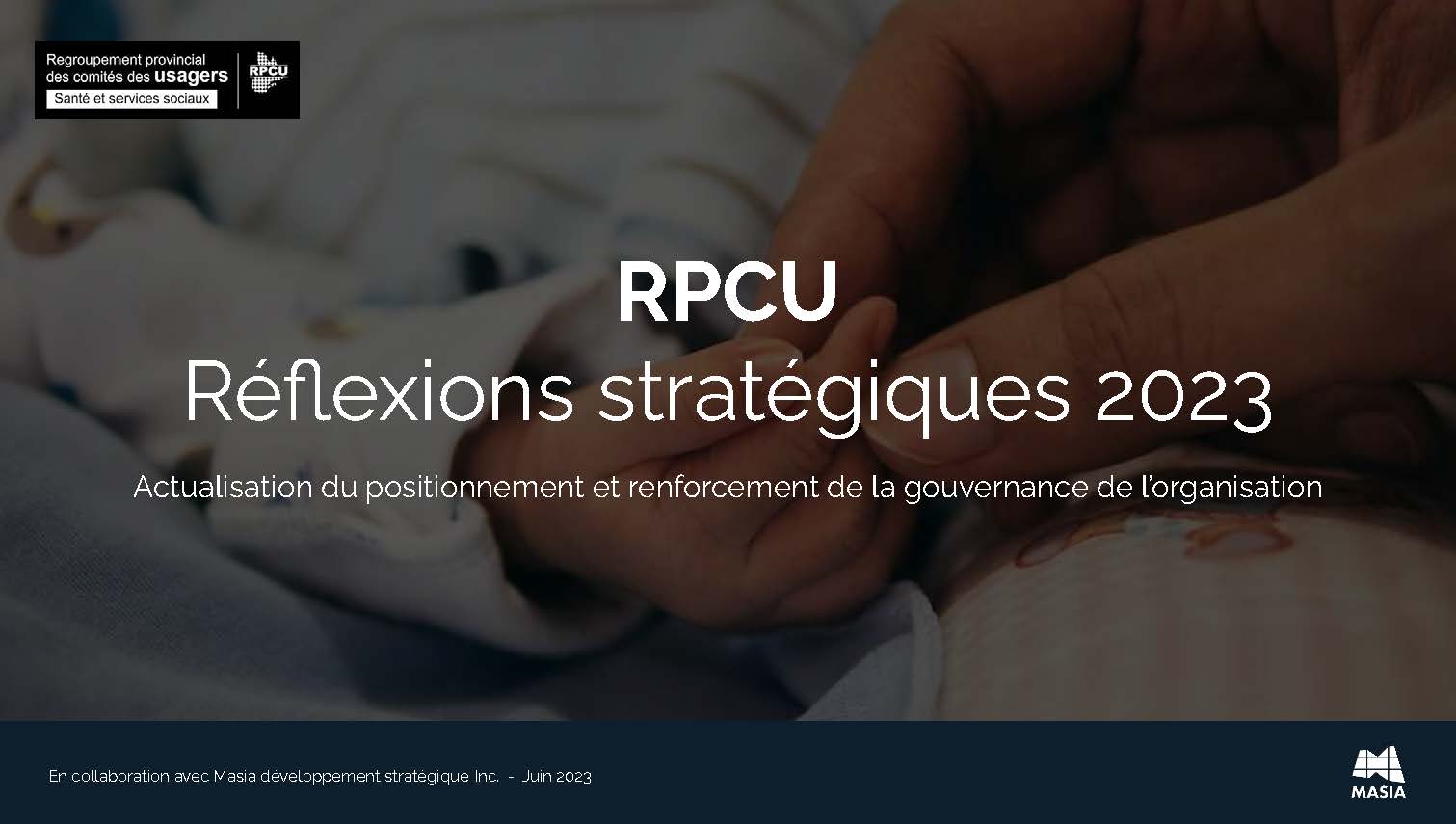 Réflexions stratégiques RPCU 2023