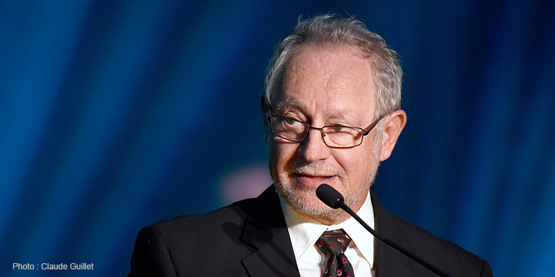 Claude Ménard, président du RPCU de 2007 à 2020, photographié lors de la soirée hommage des Prix RPCU de l’Excellence le 17 octobre 2019 à l’Hôtel Universel à Rivière-du-Loup dans le cadre du congrès annuel du RPCU.