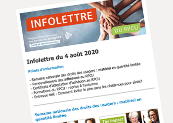 Infolettre du RPCU